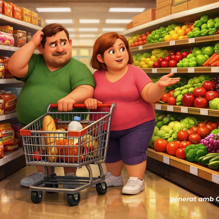 consumidors en super (imatges de chat gpt)