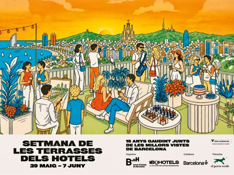 Setmana de les terrasses a hotels Barcelona 2026