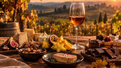 Tast de vins dolços a la tardor